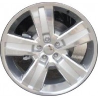 JEEP LIBERTY 20x7.5 2011 2012 FACTORY OEM WHEEL RIM POLISHED w/SILVER PAINTED ACCENTS 2429